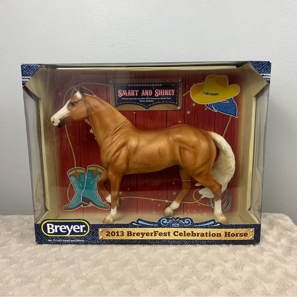 Breyer Breyerfest 2013 Celebration Horse Smart and Shiney Signed Tim McQuay